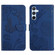 Samsung Galaxy S25 5G Skin Feel Butterfly Embossed Flip Leather Phone Case - Blue