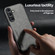 Samsung Galaxy S25 5G Skin Feel Magnetic Leather Back Phone Case - Green