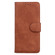 Samsung Galaxy S25 5G Skin Feel Pure Color Flip Leather Phone Case - Brown