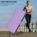 Samsung Galaxy S25 5G Skin Feel Solid Color Leather Phone Case with Lanyard - Lavender Purple