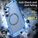 Samsung Galaxy S25 5G Skin Feel TPU + PC MagSafe Magnetic Phone Case - Transparent Blue