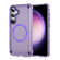 Samsung Galaxy S25 5G Skin Feel TPU + PC MagSafe Magnetic Phone Case - Transparent Purple