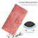 Samsung Galaxy S25 5G Skin-feel Embossed Butterfly Leather Phone Case - Pink