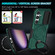 Samsung Galaxy S25 5G Sliding Camshield MagSafe Holder TPU Hybrid PC Phone Case - Deep Green