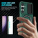 Samsung Galaxy S25 5G Sliding Camshield MagSafe Holder TPU Hybrid PC Phone Case - Deep Green