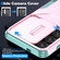 Samsung Galaxy S25 5G Sliding Camshield Phone Case - Pink + Grey Green