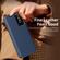 Samsung Galaxy S25 5G Smart View Window Leather Phone Case with Card Slot - Blue