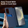 Samsung Galaxy S25 5G Smart View Window Leather Phone Case with Card Slot - Blue