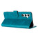Samsung Galaxy S25 5G Solid Calf Texture Flip Leather Phone Case - Green