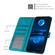 Samsung Galaxy S25 5G Solid Calf Texture Flip Leather Phone Case - Green