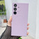 Samsung Galaxy S25 5G Solid Color Liquid Silicone MagSafe Magnetic Phone Case - Grass Purple
