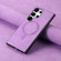 Samsung Galaxy S25 5G Solid Color Retro Magsafe PU Back Cover Phone Case - Purple