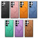 Samsung Galaxy S25 5G Solid Color Retro Magsafe PU Back Cover Phone Case - Purple