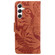 Samsung Galaxy S25 5G Tiger Embossing Pattern Flip Leather Phone Case - Brown