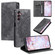 Samsung Galaxy S25 5G Totem Embossed Magnetic Leather Phone Case - Grey