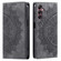 Samsung Galaxy S25 5G Totem Embossed Magnetic Leather Phone Case - Grey