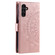 Samsung Galaxy S25 5G Totem Flower Embossed Leather Phone Case - Rose Gold