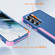 Samsung Galaxy S25 5G TPU + PC Shockproof Protective Phone Case - Royal Blue + Pink
