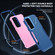 Samsung Galaxy S25 5G TPU + PC Shockproof Protective Phone Case - Royal Blue + Pink