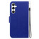 Samsung Galaxy S25 5G Ultra-thin Voltage Magnetic Buckle Leather Phone Case - Blue