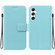 Samsung Galaxy S25 5G Ultra-thin Voltage Magnetic Buckle Leather Phone Case - Green