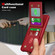 Samsung Galaxy S25 5G Vertical Flip Card Bag Holder Leather Phone Case - Red