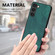 Samsung Galaxy S25 5G Vintage Leather PC Back Cover Phone Case - Green