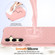 Samsung Galaxy S25 5G Wave Texture MagSafe Magnetic Liquid Silicone Phone Case - Pink