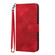 Samsung Galaxy S25 5G YX0060 Elephant Head Embossed Phone Leather Case with Lanyard - Red