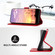 Samsung Galaxy S25 5G YX0060 Elephant Head Embossed Phone Leather Case with Lanyard - Red