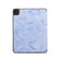 iPad Pro 11 2022 / 2021 Marble Texture Horizontal Flip Leather Tablet Case with Three-folding Holder & Sleep / Wake-up Function - Purple