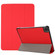 iPad Pro 11 2022 / 2021 3-folding Skin Texture Horizontal Flip TPU + PU Leather Tablet Case with Holder - Red