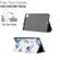 iPad Pro 11 2022 / 2021 / 2020 / 2018 Dual-folding Coloured Drawing Voltage Horizontal Flip PU Leather Tablet Case with Holder & Sleep / Wake-up Function - Butterfly