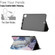 iPad Pro 11 2022 / 2021 / 2020 / 2018 Dual-folding Coloured Drawing Voltage Horizontal Flip PU Leather Tablet Case with Holder & Sleep / Wake-up Function - Phnom Penh Marble