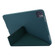 iPad Pro 11 2022 / 2021 TPU Horizontal Deformation Flip Leather Tablet Case with Holder - Dark Green