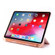iPad Pro 11 2022 / 2021 Multi-folding Horizontal Flip PU Leather + Shockproof Airbag TPU Tablet Case with Holder & Pen Slot & Wake-up / Sleep Function - Gold