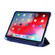 iPad Pro 11 2022 / 2021 Multi-folding Horizontal Flip PU Leather + Shockproof Airbag TPU Tablet Case with Holder & Pen Slot & Wake-up / Sleep Function - Dark Blue