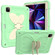 PC + Silicone Anti-drop Tablet Tablet Case with Butterfly Holder & Pen Slot iPad Pro 11 2018 & 2020 & 2021 & Air 2020 10.9 - Gream+Fresh Green