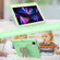 PC + Silicone Anti-drop Tablet Tablet Case with Butterfly Holder & Pen Slot iPad Pro 11 2018 & 2020 & 2021 & Air 2020 10.9 - Gream+Fresh Green