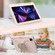 PC + Silicone Anti-drop Tablet Tablet Case with Butterfly Holder & Pen Slot iPad Pro 11 2018 & 2020 & 2021 & Air 2020 10.9 - Gream+Rose Gold