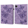 iPad Pro 11 2022 / 2021 / Air 2020 10.9 Embossed Butterfly Leather Tablet Case - Purple
