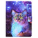 iPad Pro 11 2022 / 2021 / 2020 Electric Pressed TPU Leather Tablet Case - Star Cat