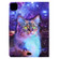 iPad Pro 11 2022 / 2021 / 2020 Electric Pressed TPU Leather Tablet Case - Star Cat