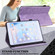 iPad Pro 11 2022 / 2021 / Air 2020 10.9 Lace Flower Embossing Pattern Leather Tablet Case - Purple