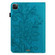 iPad Pro 11 2022 / 2021 / Air 2020 10.9 Lace Flower Embossing Pattern Leather Tablet Case - Blue