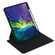 iPad Pro 11 2022 / 2021 / 2020 / 2018 / Air 2022 / 2020 10.9 3-Fold 360 Rotation Acrylic Leather Smart Tablet Case - Black