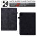 iPad Pro 11 2021/2020/2018 / Air 10.9 2020 Tower Embossed Leather Smart Tablet Case - Black