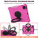 Spider King Silicone Protective Tablet Case iPad Pro 11 inch / Air 5 / Air 4 - Rose Red