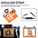 Shield 360 Rotation Handle EVA Shockproof PC Tablet Case iPad Pro 11 2018/2020/2021/Air 4/Air 5 10.9 - Orange Beige