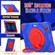 iPad Pro 11 2022 / 2021 / 2020 Spider Rotation Handle Silicone Hybrid PC Tablet Case - Blue Red